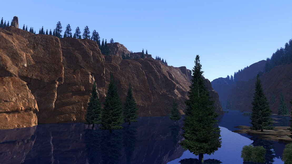 Trainz screenshot of a coastal South African branch line alongside the sea