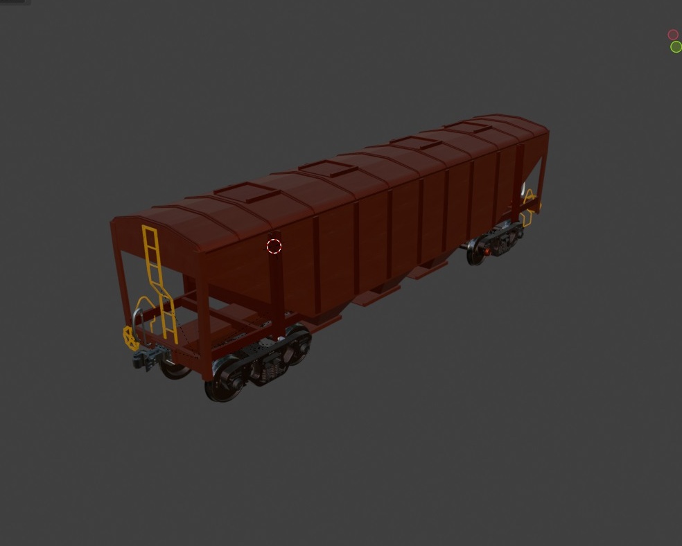 Heavy duty wagons carrying large loads on a mainline railway